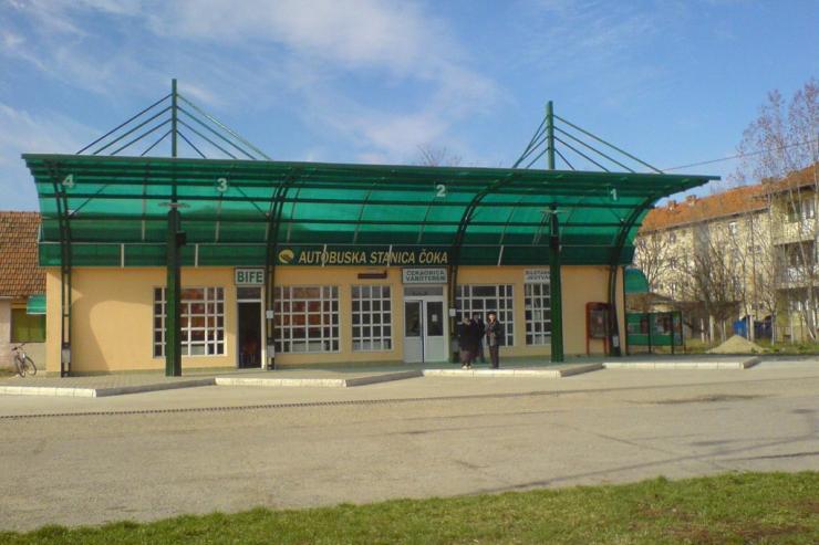 Buss station Čoka
