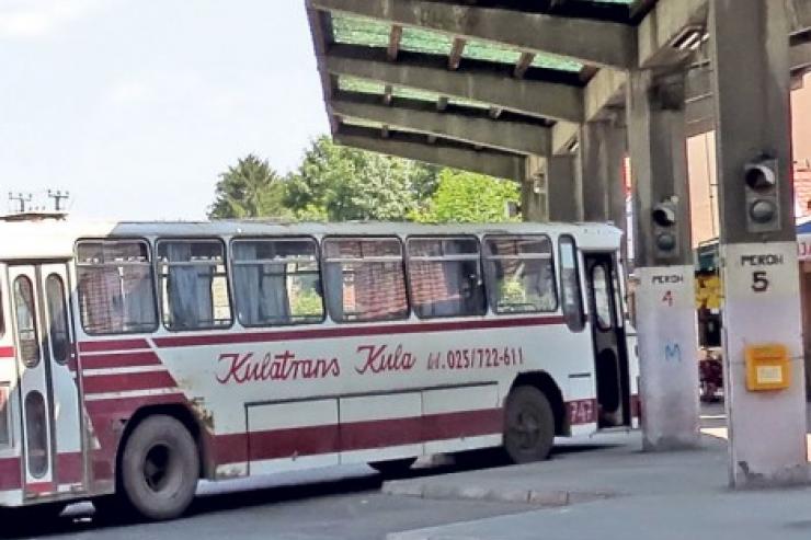 der Busbahnhof Kula