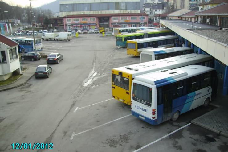 der Busbahnhof Zvornik